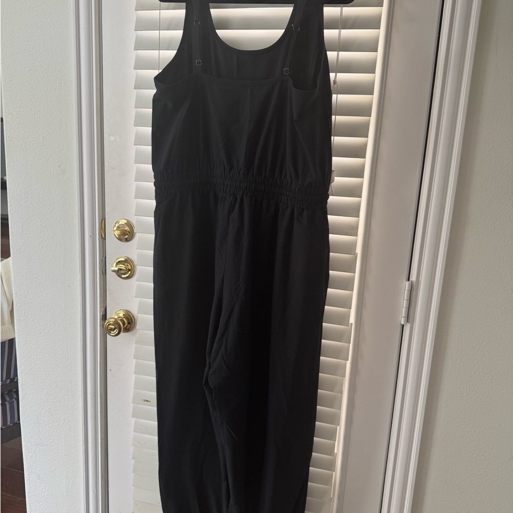 Abercrombie & Fitch Black Sleeveless Jumpsuit - Picture 2 of 3